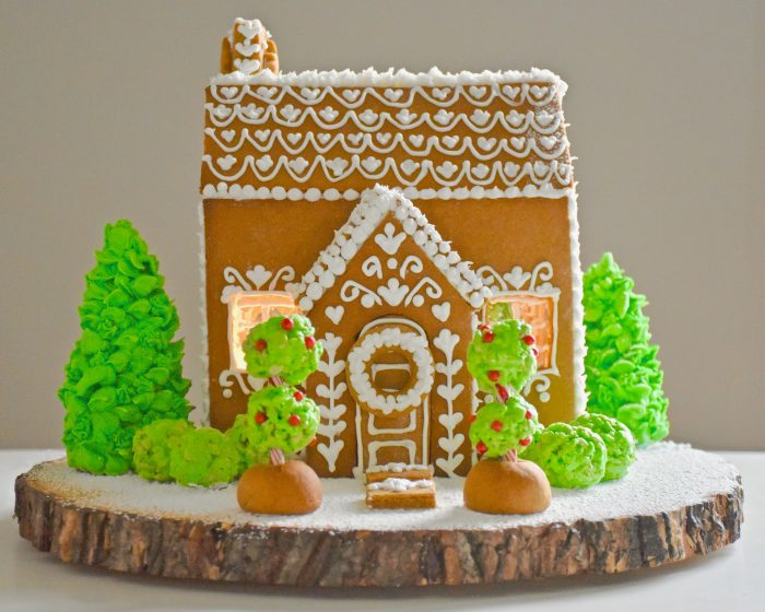 Homemade Gingerbread Cottage