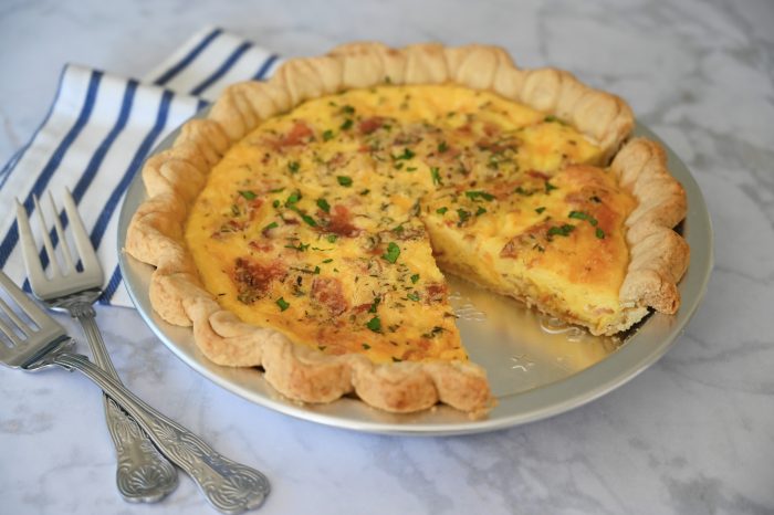 Bacon and Cheese Quiche